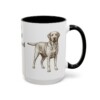 15oz-labrador-retriever-mug-humor-black-right 15oz Funny Labrador Retriever Mug, Black, right side view