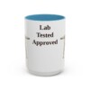 15oz-labrador-retriever-mug-humor-light-blue 15oz Funny Labrador Retriever Mug, Light Blue, front view