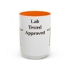 15oz-labrador-retriever-mug-humor-orange 15oz Funny Labrador Retriever Mug, Orange, front view