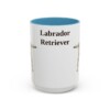 15oz Labrador Retriever Mug, Light Blue, front view