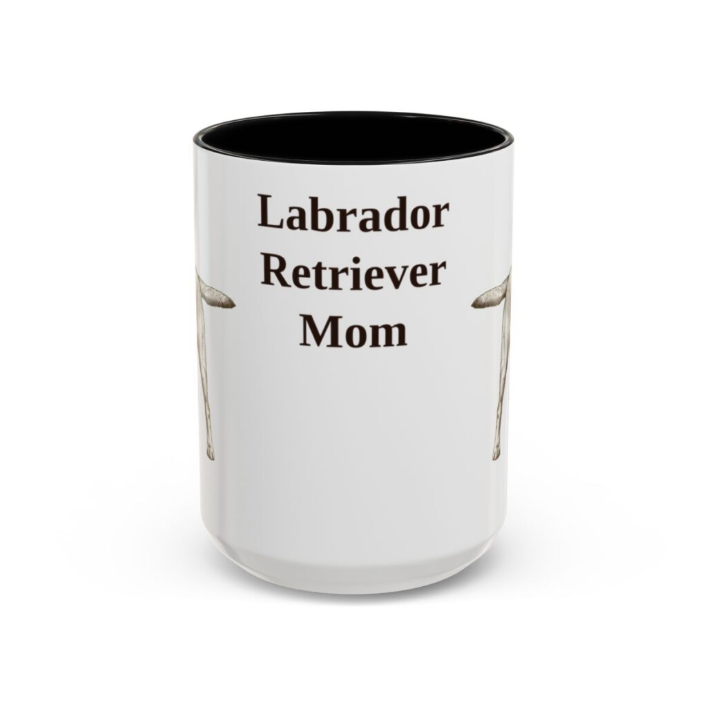 15oz-labrador-retriever-mug-mom-black-front 15oz Labrador Retriever Dog Mom Mug, Black, front view