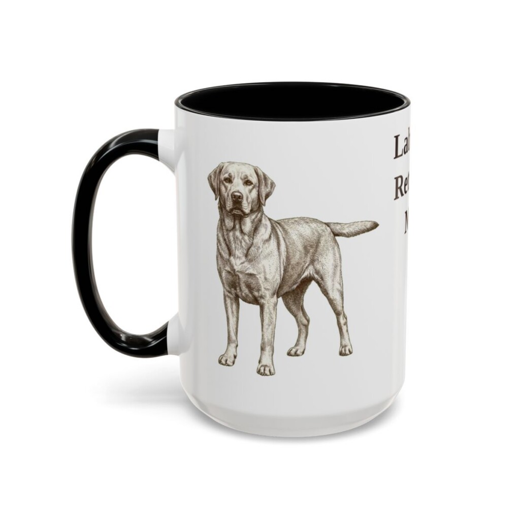 15oz-labrador-retriever-mug-mom-black-left 15oz Labrador Retriever Dog Mom Mug, Black, left side view