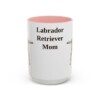 15oz-labrador-retriever-mug-mom-pink 15oz Labrador Retriever Dog Mom Mug, Pink, front view