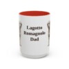 15oz Lagotto Romagnolo Dog Dad Mug, Red, front view