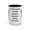 15oz Funny Lagotto Romagnolo Mug, Black, front view