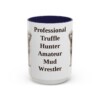 15oz Funny Lagotto Romagnolo Mug, Navy, front view