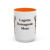 15oz-lagotto-romagnolo-mug-mom-orange 15oz Lagotto Romagnolo Dog Mom Mug, Orange, front view