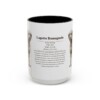 15oz Lagotto Romagnolo Mug, Black, front view