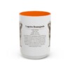15oz Lagotto Romagnolo Mug, Orange, front view