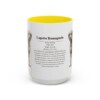 15oz Lagotto Romagnolo Mug, Yellow, front view