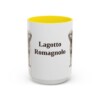 15oz-lagotto-romagnolo-mug-yellow 15oz Lagotto Romagnolo Mug, Yellow, front view