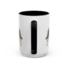 15oz Funny Lancashire Heeler Mug, Black, back view