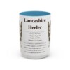 15oz Lancashire Heeler Mug, Light Blue, front view