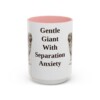 15oz Funny Leonberger Mug, Pink, front view