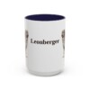 15oz Leonberger Mug, Navy, front view