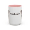 15oz Leonberger Mug, Pink, front view