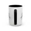 15oz Leonberger Mug, Black, back view