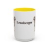 15oz Leonberger Mug, Yellow, front view