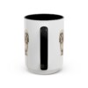 15oz Lhasa Apso Latin Mug, Black, back view