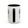 15oz Lhasa Apso Dog Mom Mug, Black, back view