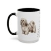 15oz Lhasa Apso Mug, Black, left side view