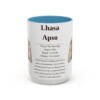 15oz Lhasa Apso Mug, Light Blue, front view