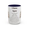 15oz Lhasa Apso Mug, Navy, front view