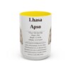 15oz Lhasa Apso Mug, Yellow, front view