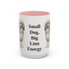 15oz-lowchen-mug-humor-pink 15oz Funny Lowchen Mug, Pink, front view