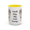 15oz-lowchen-mug-humor-yellow 15oz Funny Lowchen Mug, Yellow, front view