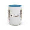 15oz Lowchen Mug, Light Blue, front view
