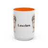 15oz Lowchen Mug, Orange, front view