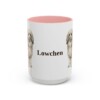 15oz Lowchen Mug, Pink, front view