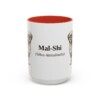 15oz-mal-shi-mug-latin-red 15oz Mal-Shi Latin Mug, Red, front view