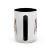 15oz Mal-Shi Dog Mom Mug, Black, back view