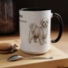 15oz Maltese Latin Mug, Black, lifestyle photo