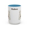 15oz Maltese Mug, Light Blue, front view