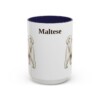 15oz Maltese Mug, Navy, front view