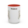 15oz Maltese Mug, Red, front view