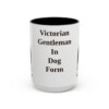 15oz Funny Manchester Terrier Mug, Black, front view