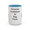 15oz Funny Manchester Terrier Mug, Light Blue, front view