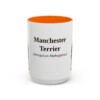 15oz-manchester-terrier-mug-latin-orange 15oz Manchester Terrier Latin Mug, Orange, front view