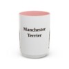 15oz Manchester Terrier Mug, Pink, front view