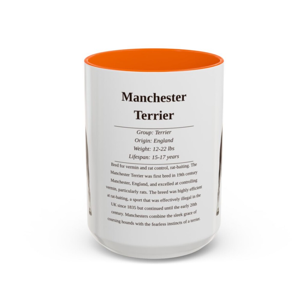 15oz-manchester-terrier-mug-writeup-orange 15oz Manchester Terrier Mug, Orange, front view