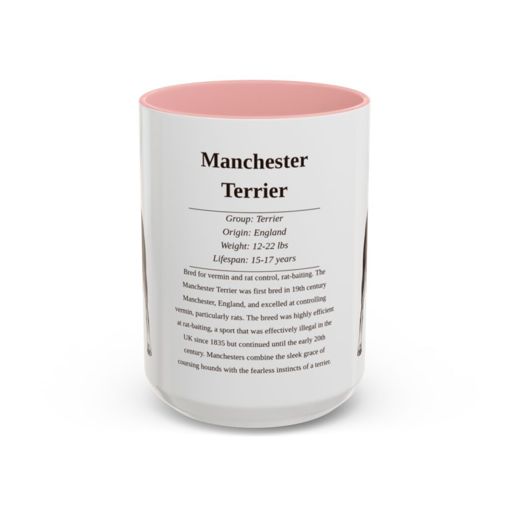 15oz-manchester-terrier-mug-writeup-pink 15oz Manchester Terrier Mug, Pink, front view