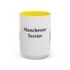 15oz Manchester Terrier Mug, Yellow, front view