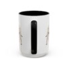 15oz Mastiff Latin Mug, Black, back view