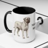 15oz Mastiff Dog Mom Mug, Black, lifestyle photo