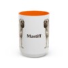 15oz Mastiff Mug, Orange, front view