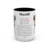 15oz Mastiff Mug, Black, front view